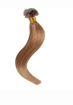 Remy AA Nail U-Tip Bonded 100% Human Hair Extensions #6 .5g 20 Inch New  • $35