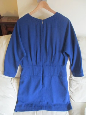 £4 • Buy MANGO Smart Office Work 3/4 Sleeve Dress - Royal Blue - Size S