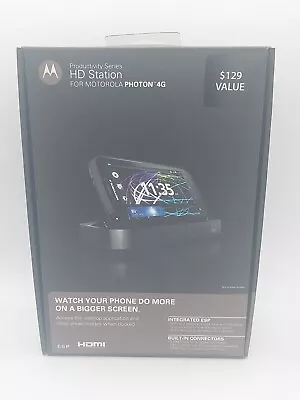 NEW OEM HD Station HDMI ESP Motorola Photon 4G View Phone On Big Screen EVM1358Q • $29.95
