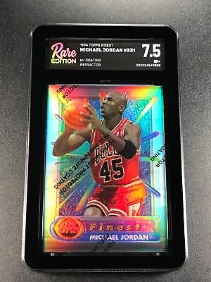 Michael Jordan 1994 Topps Finest #331 Refractor W/ Coating Rare Edition 8.5 Mj • $1000