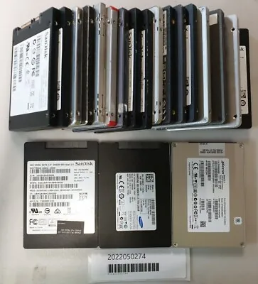 $27 • Buy One 256gb SSD 2.5 Solid State Drive SATA Kingston, Samsung,  Intel, Micron, Etc.