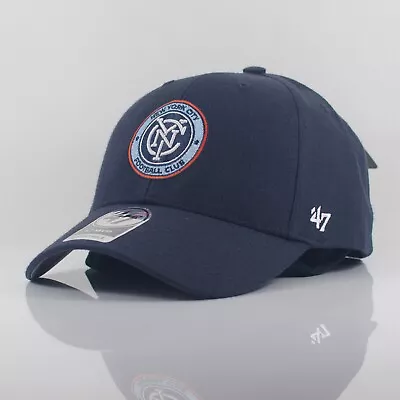 47 Brand MLS Team MVP New York City Football Club Blue Adjustable Strapback Cap • £24.99