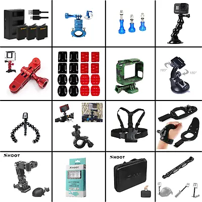 Gopro Hero 5/6/7 Accessory Kit Action Cam Sport Set 16 Accessories • $101.56