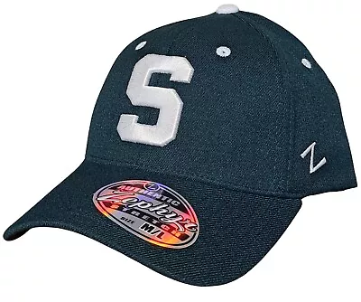 Michigan State Spartans Hat Cap By Zephyr Stretch Fit M/L Green • $21.99