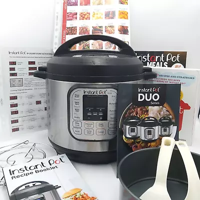 Instant Pot IP-DUO60 V3 Bundle-Never Used-Electric Pressure Cooker 7 In 1 - Read • $74.99