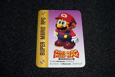 Super Mario RPG Bandai Keshi Rubber Eraser Figure Mini Candy Card Cardass • $35