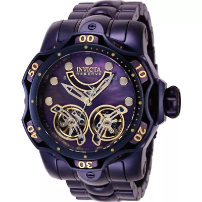 Invicta Reserve Venom Automatic Purple Dial Men's Watch 40059 • $245.49