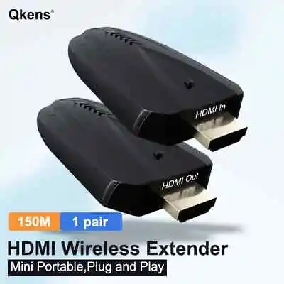 150m Wireless Display Adapter Type C Video Transmitter & Receiver HDMI Extender • $52.66