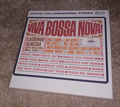 Viva Bossa Nova! Capitol Zt 1759 4 Track Stereo Reel To Reel Tape 7 1/2 Ips • $56.99