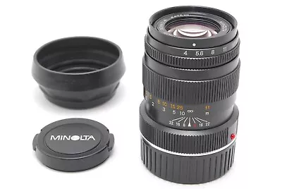 【MINT W/Hood】 Minolta M ROKKOR 90mm F4 Lens Leica M Mount For CL CLE From JAPAN • $229.90