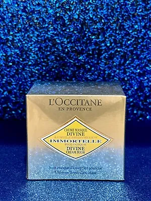 L'occitane Immortelle Divine Cream Mask 65mL (2.2 Oz) New Sealed - Larger Size • $159