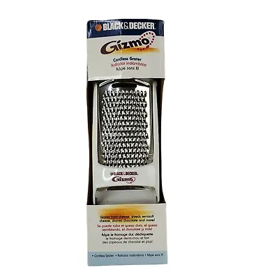 Black & Decker Gizmo Cordless Grater Cheese Shaver Shredder Kitchen Gadget Gift  • $24.29