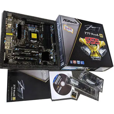 Asrock Z77 Pro4-M Lga1155 Win10Pro Digital License • $673.41