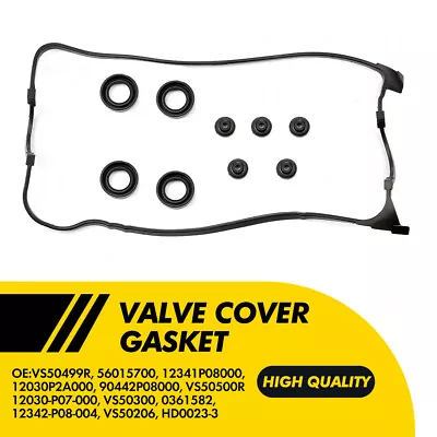 Valve Cover Gasket Durable For 1992-95 HONDA CIVIC 1.6L SOHC L4 D15Z1 D16Z6 EAC • $13.29