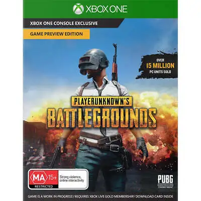 PUBG XBOX One Playerunknowns Battlegrounds 100 Player Shooter Game Microsoft XB1 • $39