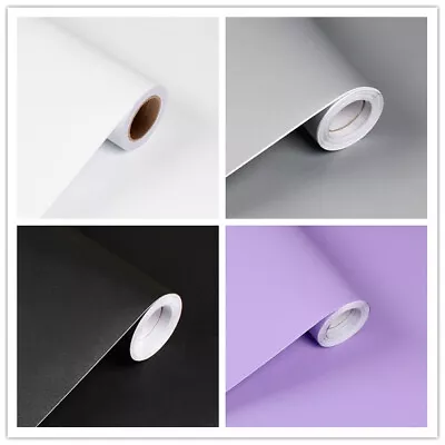 3m Matte Wallpaper Wall Cover Self Adhesive Vinyl Wrap Kitchen Cabinet Stickers • $17.09