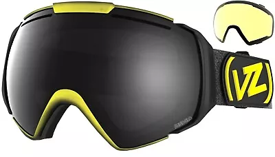 Von Zipper EL Kabong Ski Goggles Sport Visor Ski Snowboard Mindglo GMSN7ELK-YEC • $186.74