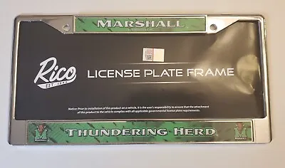 NCAA Marshall Thundering Herd Chrome License Plate Metal Frame • $13.99