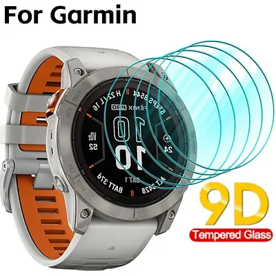 Screen Protector For Garmin Fenix 6 6X 6 Pro 7 7X  5X Protective Tempered Glass • $5.49