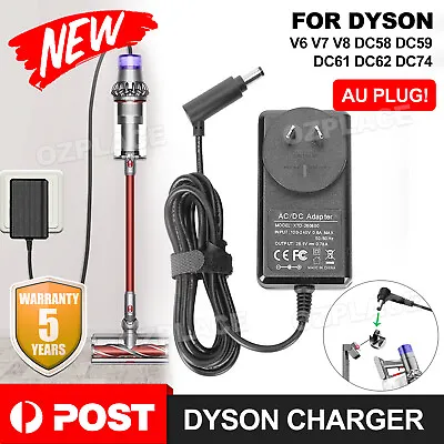 Battery Charger Adaptor For Dyson V6 V7 V8 DC58 DC59 DC62 Vacuum Cleaner  AU • $15.85