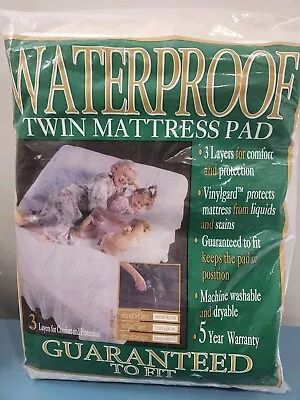 Waterproof Twin Quilted Mattress Cover Pad Protector Absorbent Topper • $10