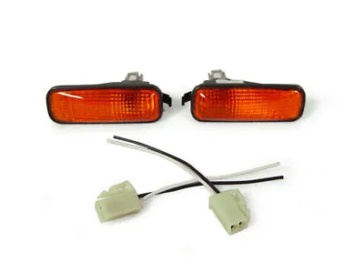 JDM Amber Dome Type Fender Side Marker Light+Wiring For 1996-2000 Honda Civic EK • $17.94