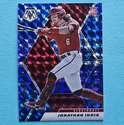 2021 Blue Red Ractive Prizm Parallel Rookie Mosaic Jonathan India #281 RC Reds • $14.99