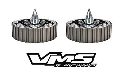 Vms Racing Cam Gear Bolts W/ Spikes Gunmetal For Honda Preldue Dohc H22 H23 • $29.95