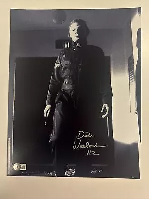 Rare Dick Warlock Signed Halloween 2 Michael Myers 11x14 Photo BAS COA • $1.25