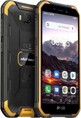 Ulefone ArmorX6 Rugged Smartphone SIM Free Rugged Phone Unlocked IP68/69K Orange • £119.99