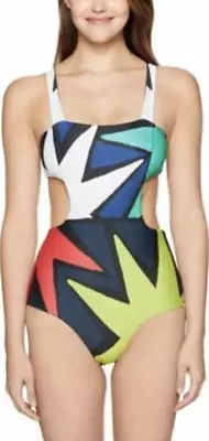 Mara Hoffman L5418 Women's Standard Mina Cut-Out One Piece Swimsuit Size Small • $191.75