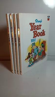 Disney's Yearbooks 92-95 Set Of 4 Hardcover Books • $12