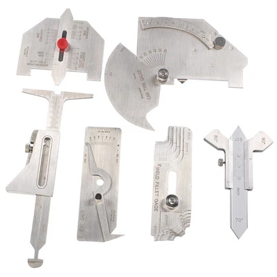 £70 • Buy 6*Metal Welding Inspection Test Gauge Measuring Welder Gage Ruler Tool Kit