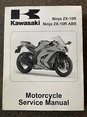 Kawasaki ZX10R Ninja And ABS Shop Manual 2011 • £32.06