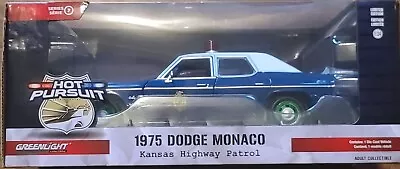 Rare!! Green Machine Chase 1975 Dodge Monaco   Kansas Highway Patrol  1/24   • $59.99