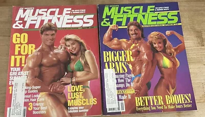 Muscle And Fitness- September & August 1990 LOT OF 2 • $24.95