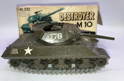 £10 • Buy Solido No. 232 6/1972 Tank Destroyer M10 1:50.  Made In France. 1:50 BOXED