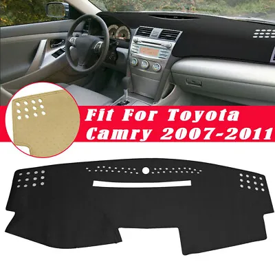 $19.09 • Buy For Toyota Camry 2007-2011 Leather Car Dashboard Cover Non-Slip Dash-Mat