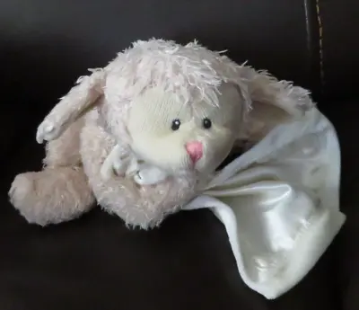 $34.99 • Buy Baby Gund Fluffles #58158 Beige Lamb Plush Floppy W Blanket (works)