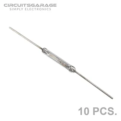 10 X Magnetic Glass Reed Switch 2 X 14 Mm Normally Open N/O 2-Pin Low Voltage • $7.79