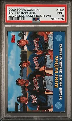 Glavine / Smoltz / Maddux / Millwood - 2000 Topps Combos Batter Bafflers  PSA 9 • $30.39