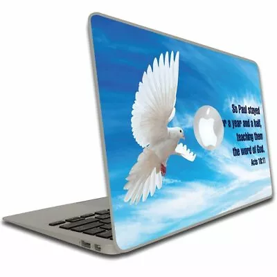 Acts 18:11 Bible Verse Macbook Air Or Macbook Pro Skin FREE SHIPPING • $19.95