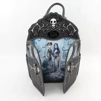 Corpse Bride Mini Backpack Bag Magnetic Gates Victor Emily Wedding Metal Bones • $69.97