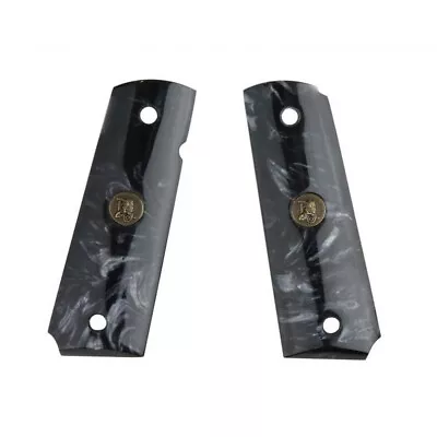 Pachmayr Custom Series Grip Weather Resistant For 1911 Black Pearl Smooth 62000 • $29.93