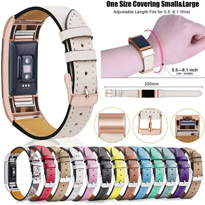 $16.12 • Buy Replacement Faux Leather Buckle Wristband Strap Band For FitBit Charge 2/3/5 UK