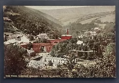 Laxey Postcard C1910 Isle Of Man Manx Electric Railway  Liver  Series • £5.95