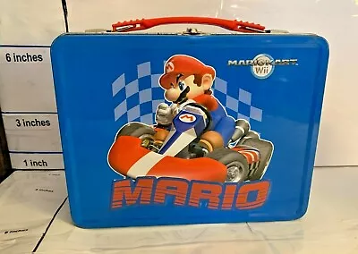 2012 Mario Mariokart Wii Lunchbox Nintendo Metal W Handle RN #54023 07/12 (July) • $10