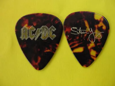 Ac/dc Stevie Young Rock Or Bust 2016 Tour Signature Real Tour Guitar Pick • $24