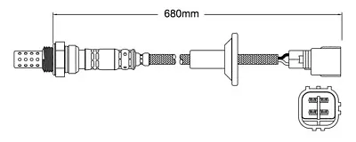 Post-Cat Right Oxygen Sensor For Lexus GS430 UZS190 3UZ-FE V8 4.3 1/05-2/08 • $206.18