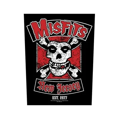 MISFITS BACK PATCH : BIKER NEW JERSEY : Skull Face Official Licenced Merch Gift • $11.13